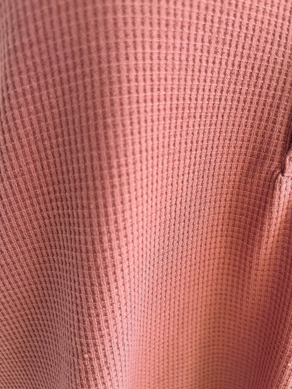 Athleta Wind Down Waffle Knit Sleep Top Palermo Pink XL - Picture 5 of 11